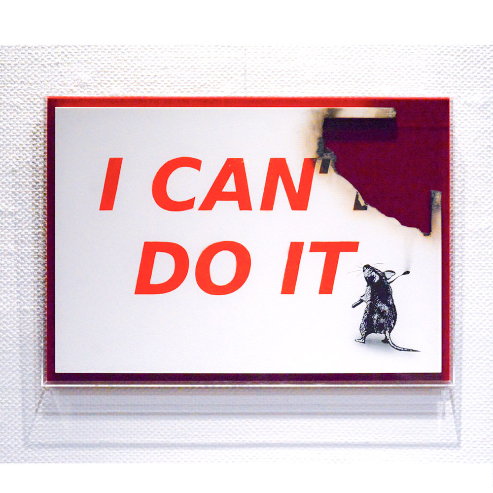 I can do it / frame damage red | ARTWORKS | ARToVILLA